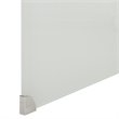 Safavieh Crysta Ombre Glass Coffee Table in White