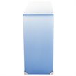 Safavieh Crysta Ombre Glass Console Table in Blue