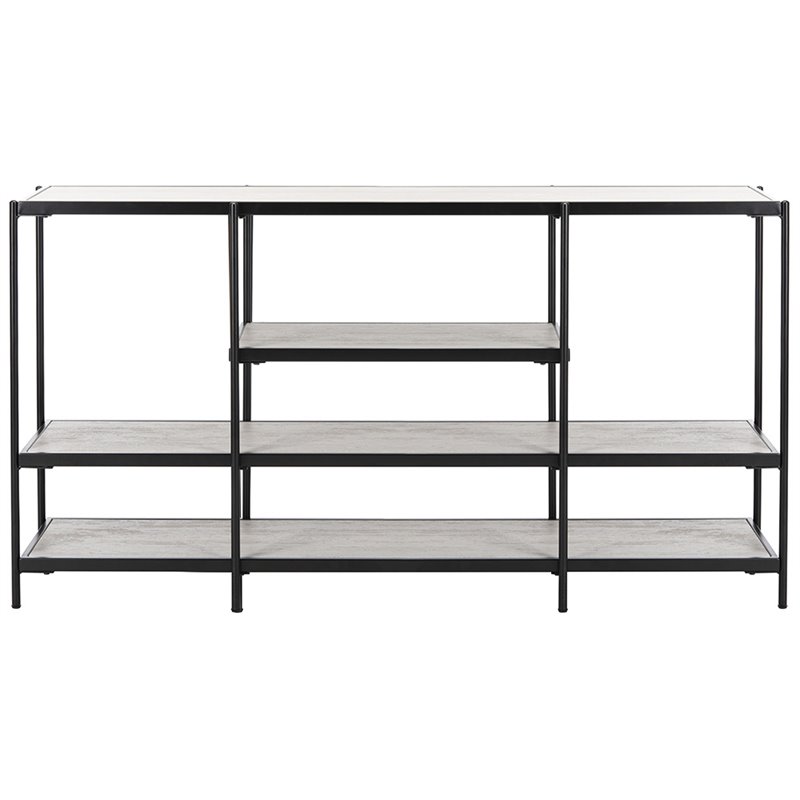Safavieh Petra Console Table in Beige and Black