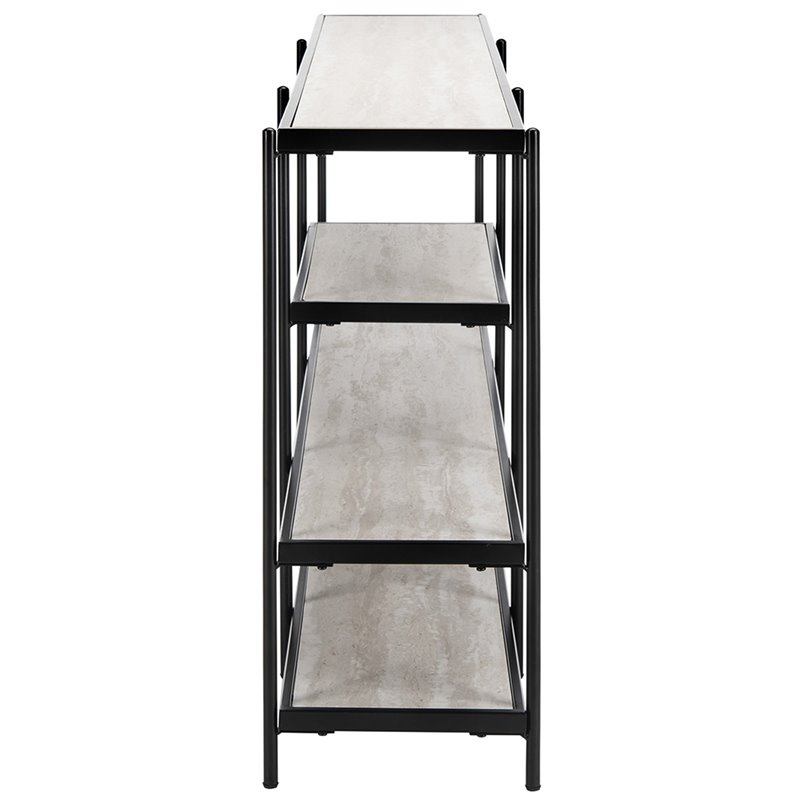 Safavieh Petra Console Table in Beige and Black