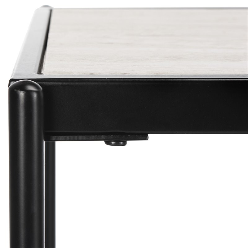 Safavieh Petra Console Table in Beige and Black