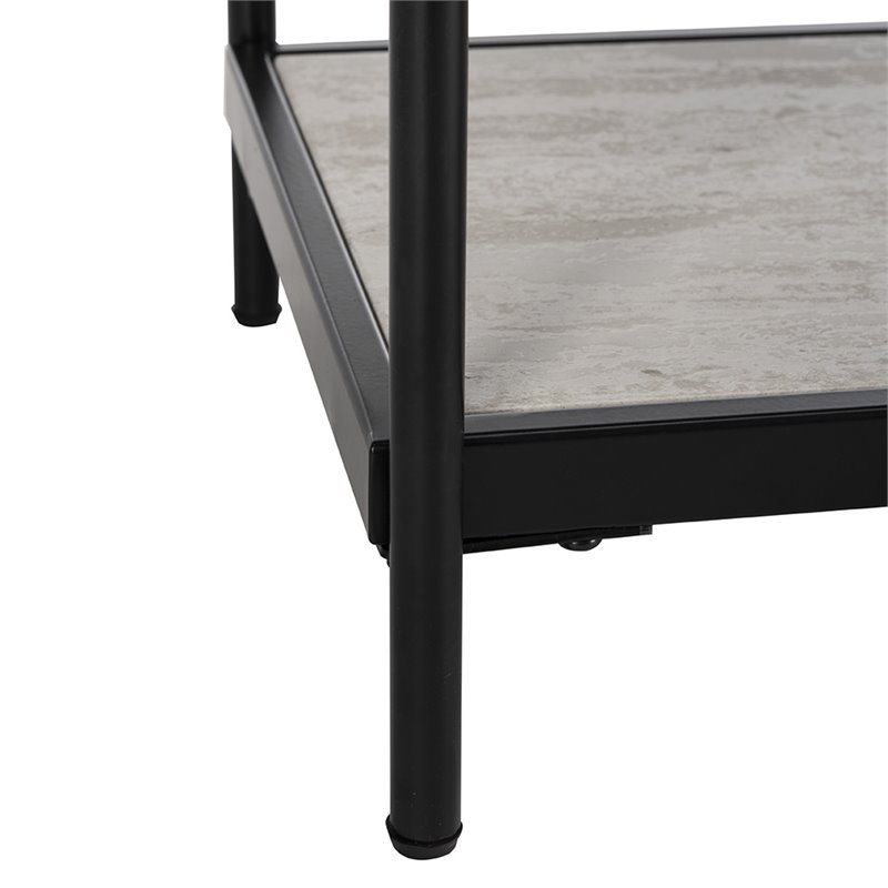 Safavieh Petra Console Table in Beige and Black