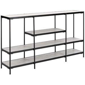 Safavieh Petra Console Table in Beige and Black