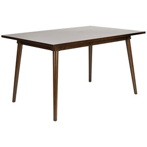 Safavieh Tia 55&quot Dining Table in Walnut