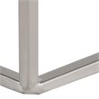 Safavieh Abella Marble Top Accent End Table in Silver