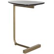 Safavieh Kaiya Accent End Table in Black and Gold