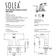 Safavieh Excel Bathroom Faucet in Chrome