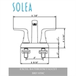 Safavieh Excel Bathroom Faucet in Chrome