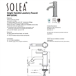 Safavieh Amity Bathroom Faucet in Chrome
