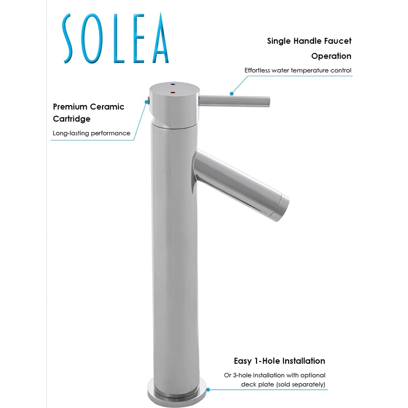 Safavieh Elation Bathroom Faucet in Chrome