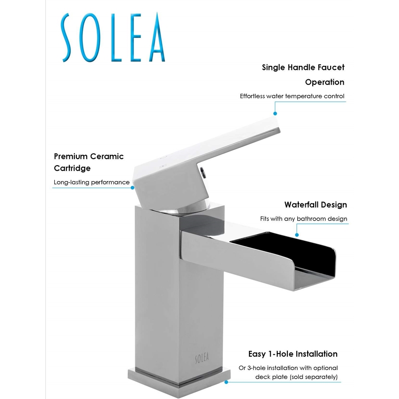 Safavieh Calm Bathroom Faucet in Chrome