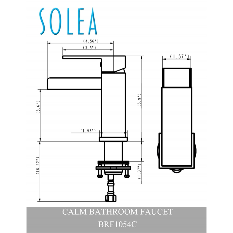 Safavieh Calm Bathroom Faucet in Chrome