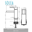Safavieh Balance Bathroom Faucet in Chrome