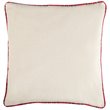 Safavieh Blitz Christmas Throw Pillow in Ivory and Red