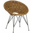 Safavieh Sierra Rattan Accent Chair in Natural and Gray