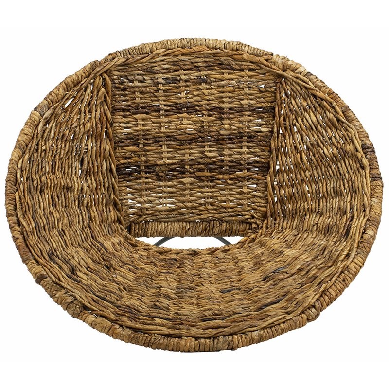 safavieh sierra rattan accent chair in natural and gray