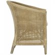 Safavieh Alexana Rattan Accent Chair in White Wash and Off White