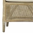 Safavieh Alexana Rattan Accent Chair in White Wash and Off White
