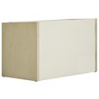 Safavieh Percy Storage Shoe Bench in White Wash and Beige