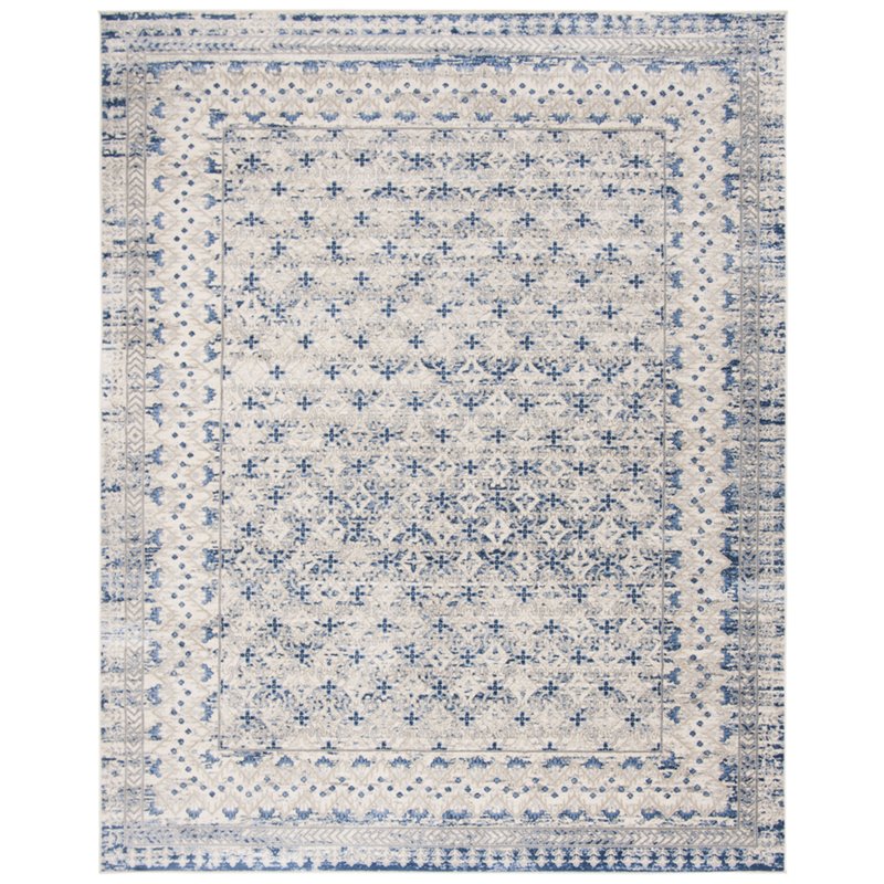 Safavieh Brentwood 11' x 15' Rug in Light Gray and Blue