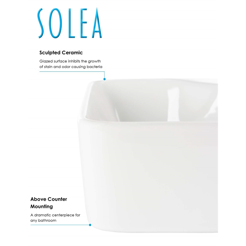 Safavieh Fen Bathroom Sink in White