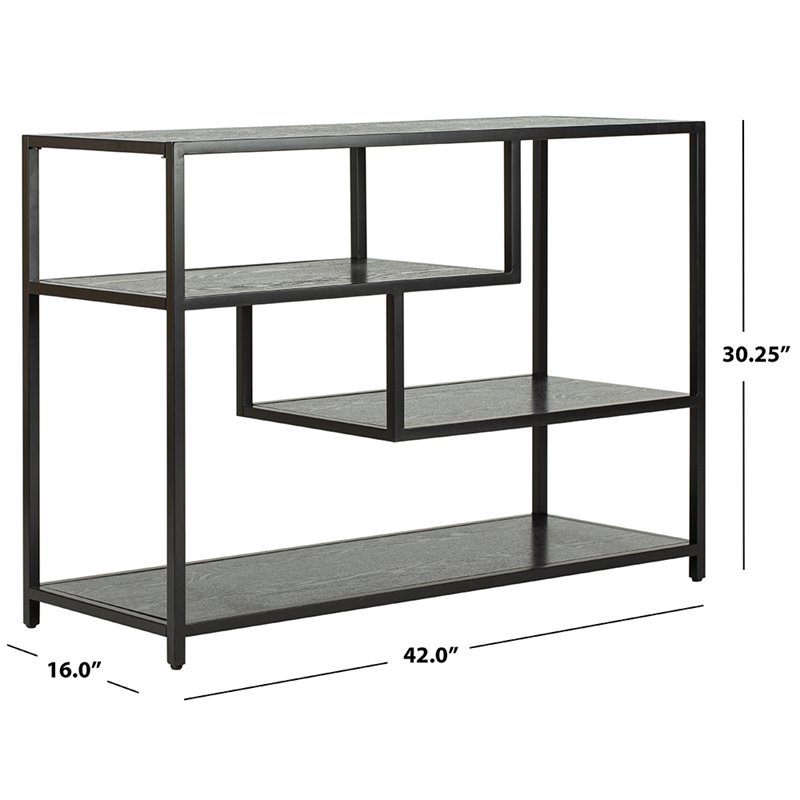Safavieh Reese Geometric Console Table in Black