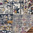 Safavieh Evoke 4' x 6' Rug in Gray and Navy