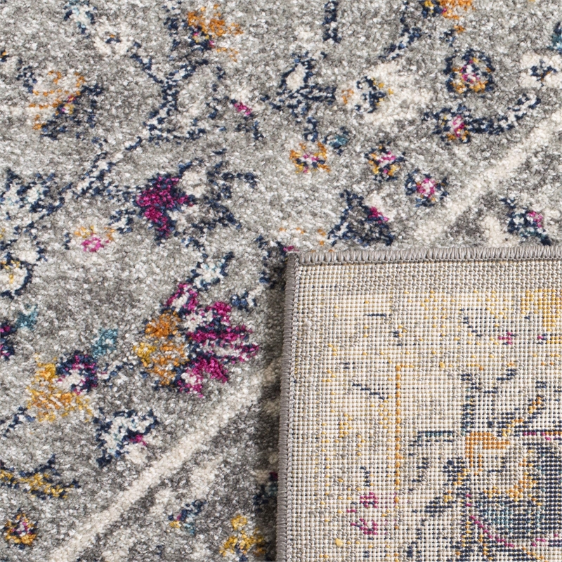 Safavieh Evoke 3' x 5' Rug in Gray and Yellow