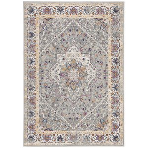 Safavieh Evoke 4' x 6' Rug in Gray and Yellow
