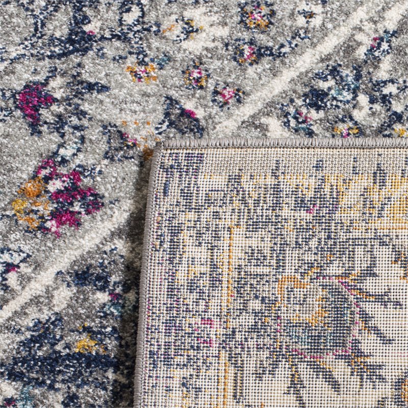 Safavieh Evoke 3' x 5' Rug in Gray and Navy
