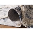 Safavieh Kenya 8' x 10' Hand Woven Shag Wool Rug in Silver and Ivory
