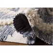 Safavieh Kenya 9' x 12' Hand Woven Shag Wool Rug in Blue and Ivory