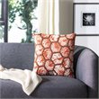 Safavieh Falla Throw Pillow in Orange and White