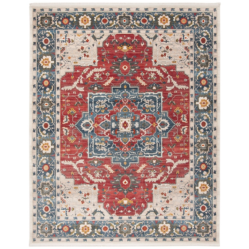 Safavieh Vintage 8' x 10' Rug in Red and Blue