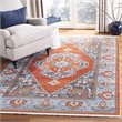 Safavieh Vintage 8' x 10' Rug in Orange and Blue