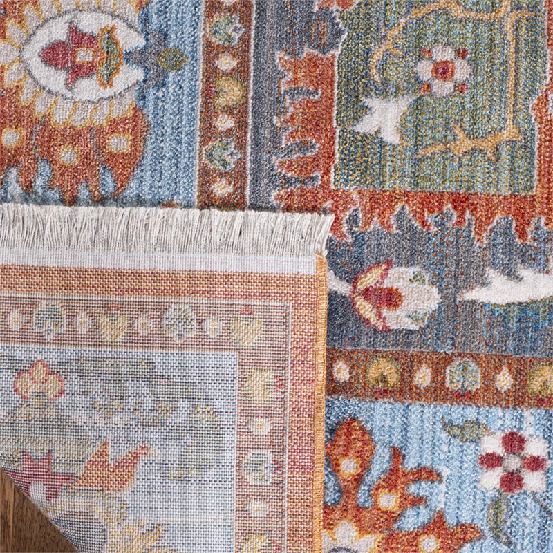 Safavieh Vintage 8' x 10' Rug in Orange and Blue