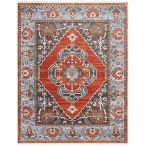 Safavieh Vintage 8' x 10' Rug in Orange and Blue