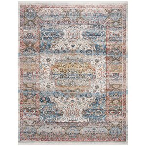 Safavieh Vintage 8' x 10' Rug in Beige and Blue