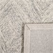 Safavieh Abstract 4' x 6' Hand Tufted Wool Rug in Gray