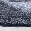 Safavieh Adirondack 8' Round Rug in Navy and Ivory