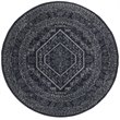 Safavieh Adirondack 8' Round Rug in Navy and Ivory