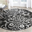 Safavieh Adirondack 6' Round Rug in Navy and Silver