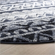 Safavieh Adirondack 6' Round Rug in Ivory and Navy