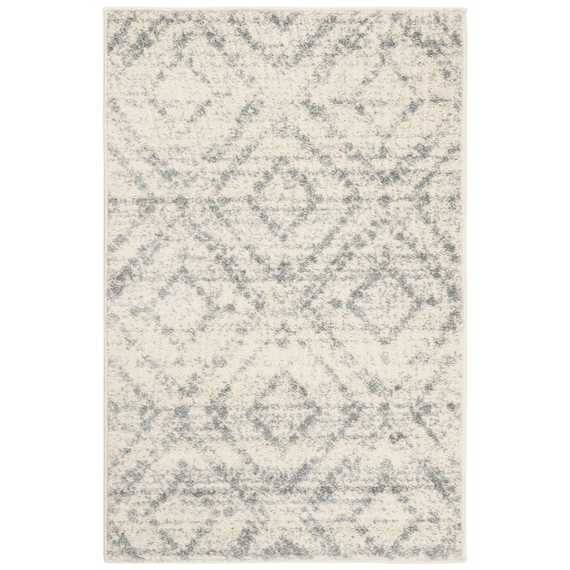 Safavieh Adirondack 8' Round Rug in Ivory and Light Blue