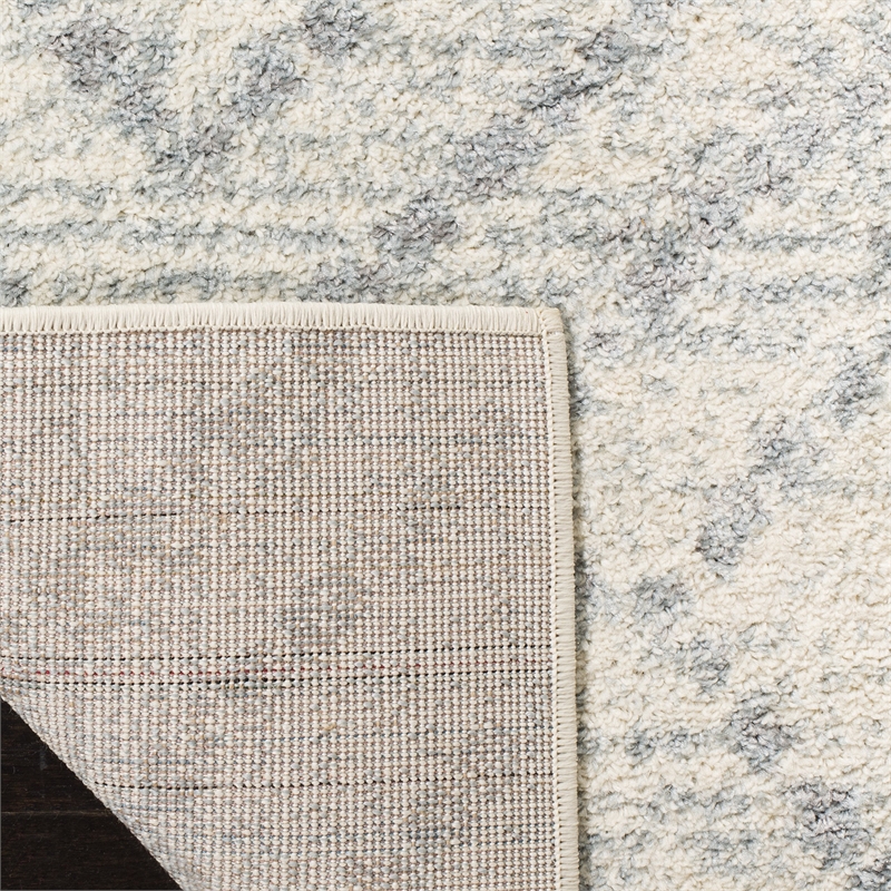 Safavieh Adirondack 8' Round Rug in Ivory and Light Blue