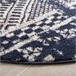 Safavieh Adirondack 6' Round Rug in Navy and Light Gray