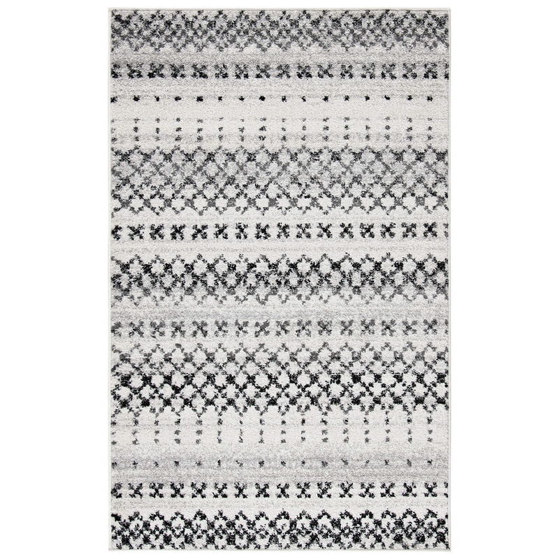 Safavieh Adirondack 3' x 5' Rug in Black and Ivory