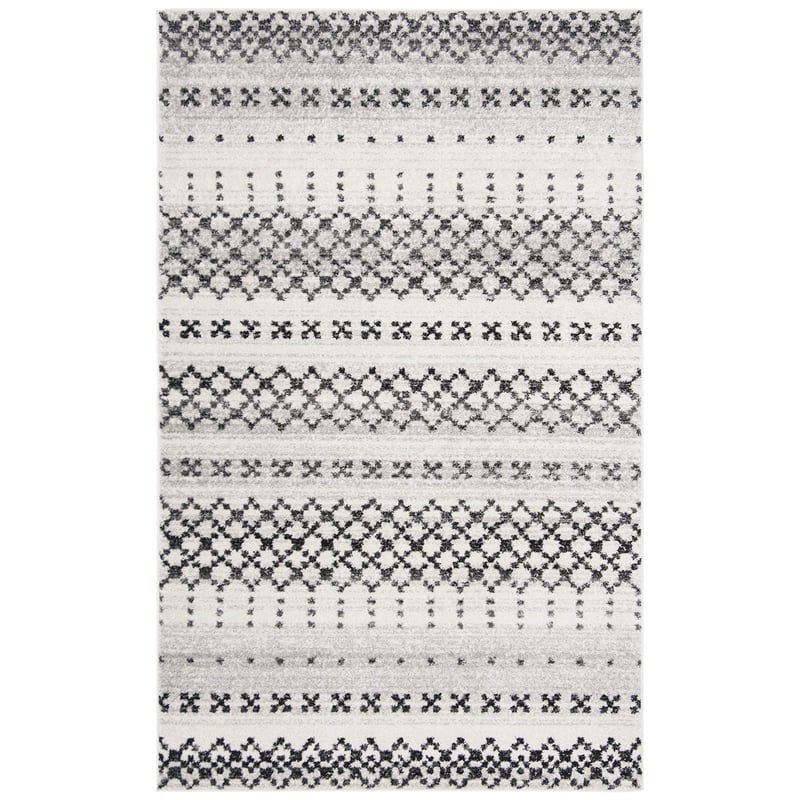Safavieh Adirondack 4' x 6' Rug in Black and Ivory