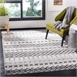 Safavieh Adirondack 6' x 9' Rug in Black and Ivory