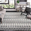 Safavieh Adirondack 9' x 12' Rug in Black and Ivory
